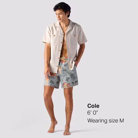 Textured Cotton Short-Sleeve Button Up - Men's