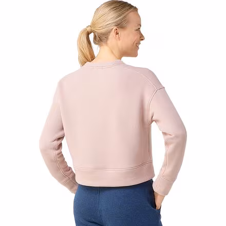 Recycled Terry Cropped Crew Sweatshirt - Women's