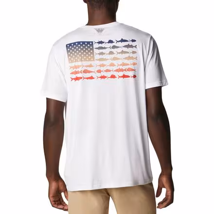 PFG Fish Flag Tech Short-Sleeve T-Shirt - Men's