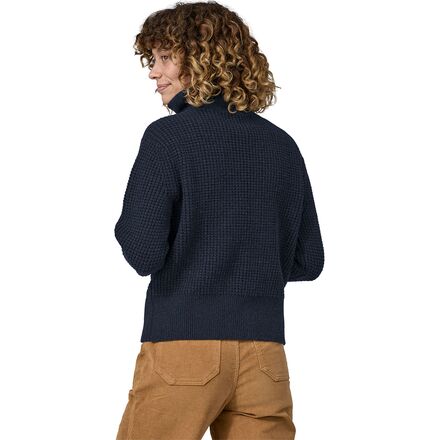 Recycled Wool-Blend 1/4-Zip Sweater - Women's