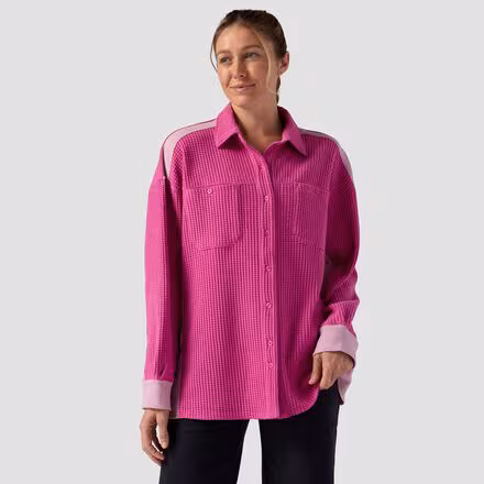 Waffle Button-Up - Women's
