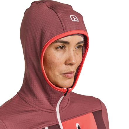 Fleece Grid Hoodie - Women's