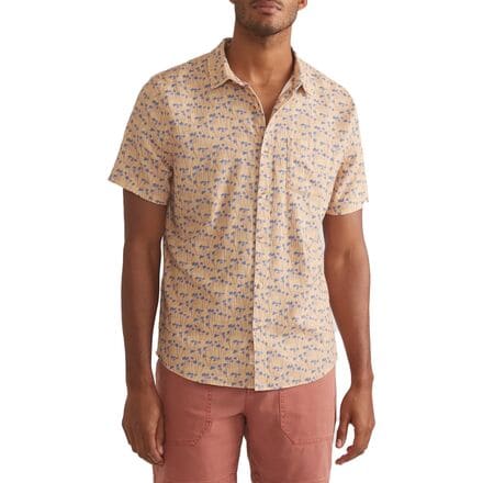 Short-Sleeve Stretch Selvage Shirt - Men's