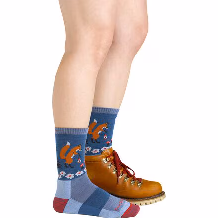 Critter Club Micro Crew Lightweight Cushion Sock - Women's