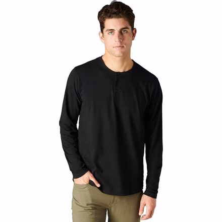 X Cotton Long-Sleeve Henley - Men's