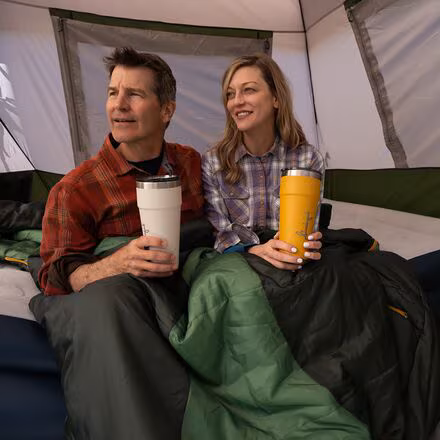 Grizzly Glades 25F 2P Hooded Sleeping Bag: 25F Synthetic