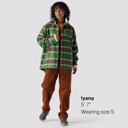 Flannel Shirt Jacket - Women's