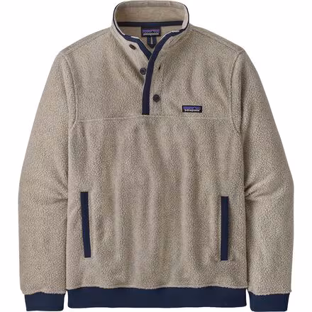 Shearling Button Pullover Fleece - Men's
