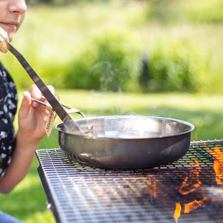 Large Stainless Steel CampFire Cookset