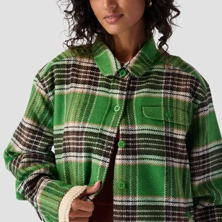 Flannel Shirt Jacket - Women's