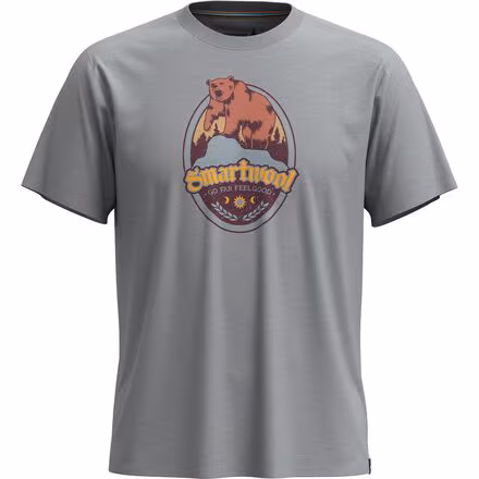 Bear Attack Graphic Short-Sleeve T-Shirt
