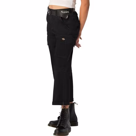 Relaxed Fit Cropped Cargo Pant - Women's