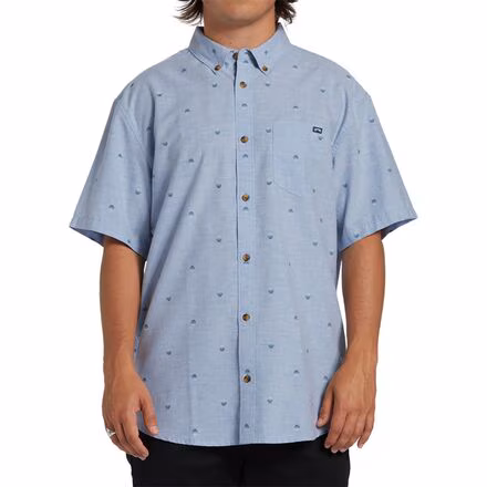 All Day Jacquard Short-Sleeve Shirt - Men's