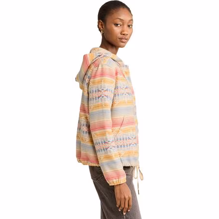 Button Front Beach Hoodie - Women's