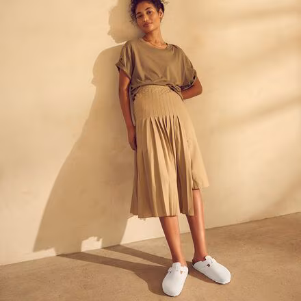 Boston Soft Footbed Suede Narrow Clog - Women's