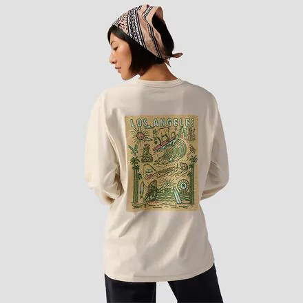 Los Angeles Poster Long-Sleeve T-Shirt