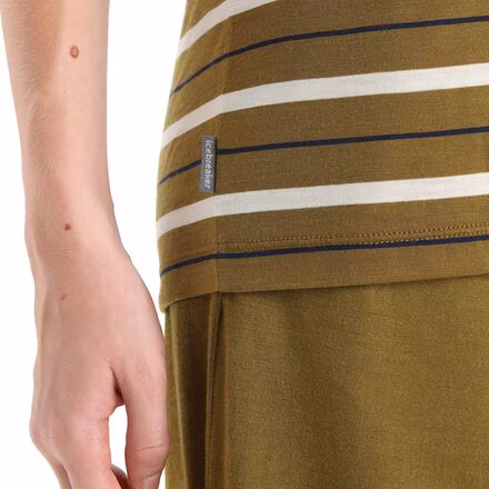 Wave Stripe Short-Sleeve T-Shirt - Women's