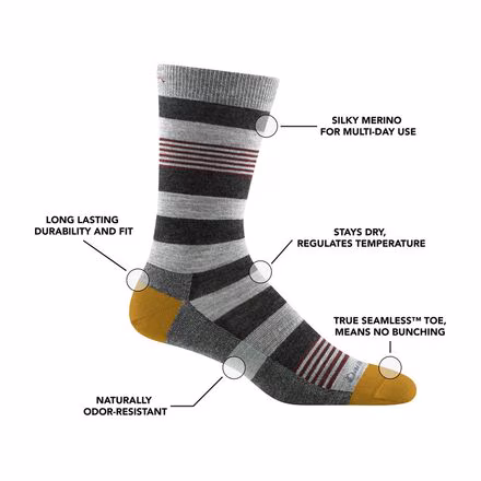 Oxford Crew Lightweight Sock - Men's