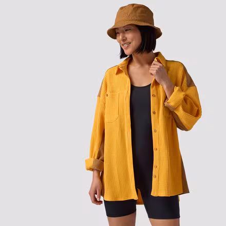 Waffle Button-Up - Women's