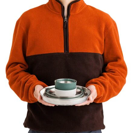 Detour Stainless Steel Collapsible Dinnerware Set - 2 Person