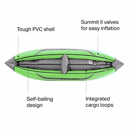Tributary Tomcat Solo Inflatable Kayak
