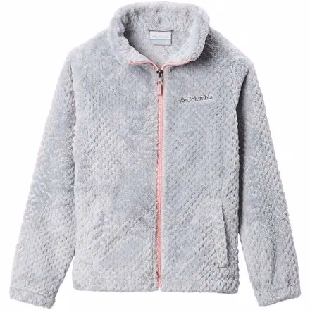 Fire Side Sherpa Hybrid Full-Zip Fleece Jacket - Girls'