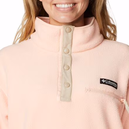 Helvetia Cropped Half Snap Pullover - Women's