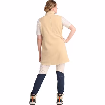 Sanne Pile Vest Long - Women's