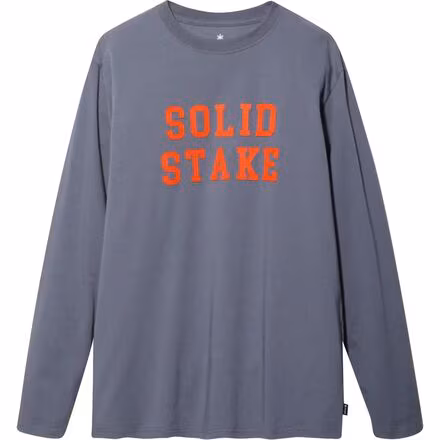 Solid Stake Felt Logo Long-Sleeve T-Shirt - Men's