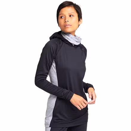 Midweight X Base Layer Long Neck Hoodie - Women's