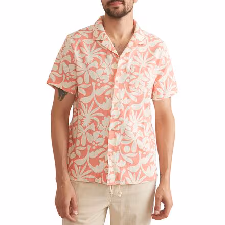 Selvage Printed Short-Sleeve Resort Shirt - Men's