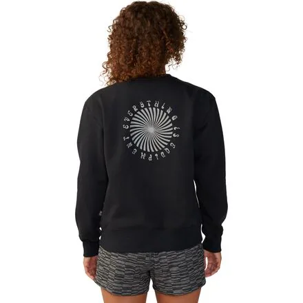 Spiral Pullover Crew Sweatshirt - Women's