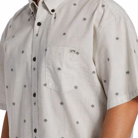 All Day Jacquard Short-Sleeve Shirt - Men's