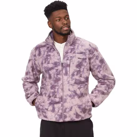 Aros Printed Fleece Jacket - Men's