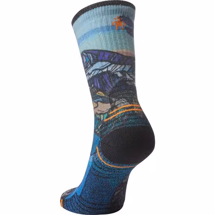 Hike Light Cushion Icy Range Print Crew Sock - Women's