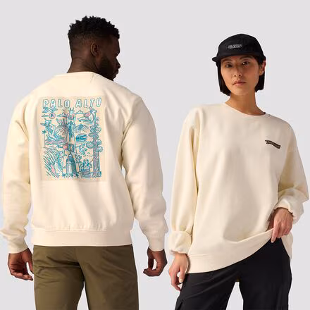 Palo Alto Poster Crew Sweatshirt