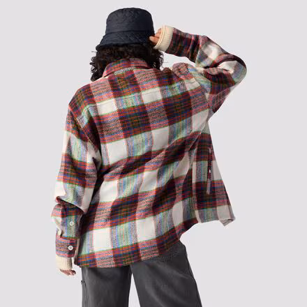 Flannel Shirt Jacket - Women's