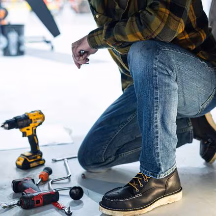 Bull Run Moc Toe 6in Wide Boot - Men's