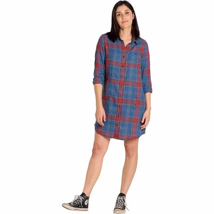 Re-Form Flannel Shirt Dress - Women's