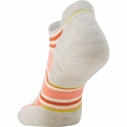 Run Targeted Cushion Stripe Low Ankle Sock - Women's