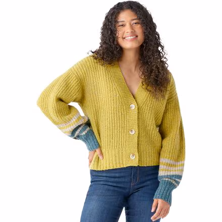 Cozy Lodge Cropped Cardigan Sweater - Women's