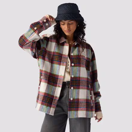 Flannel Shirt Jacket - Women's