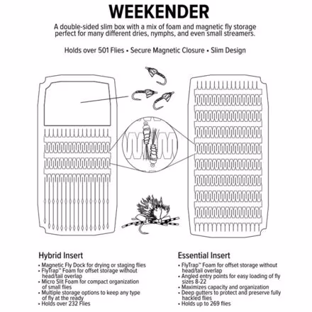 UPG Foam Weekender Large Fly Box