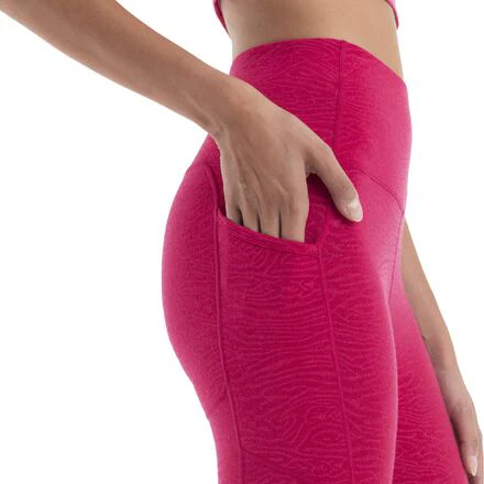 Merino Fastray High RiseTopo Lines Tights - Women's