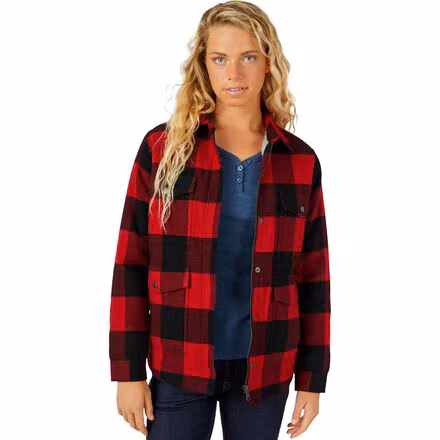 Flannel Sherpa Chore Coat - Women's