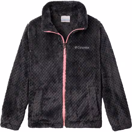 Fire Side Sherpa Hybrid Full-Zip Fleece Jacket - Girls'