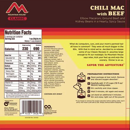 Chili Mac + Beef