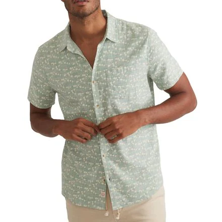 Short-Sleeve Stretch Selvage Shirt - Men's