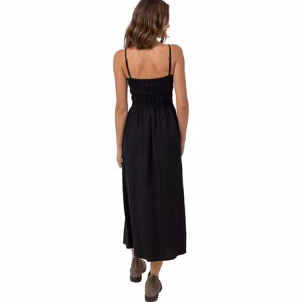 Classic Shirred Midi Dress - Women's