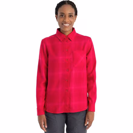 Merino 200 Dawnder Plaid Flannel Shirt - Women's